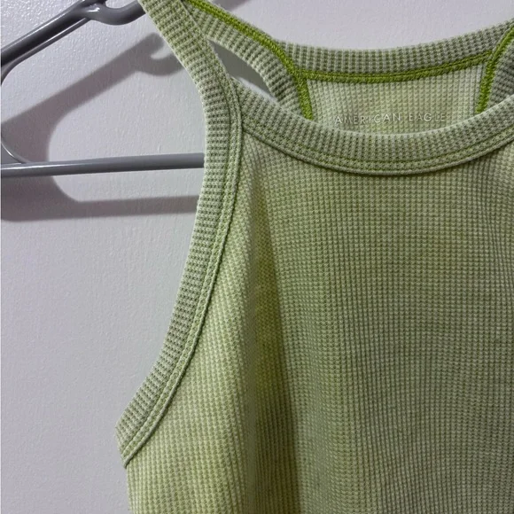 American Eagle Outfitters Light Green Knit Tank Top - Picture 2 of 5
